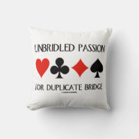 Unbridled Passion For Duplicate Bridge Card Suits