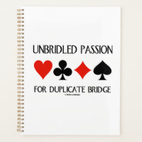 Unbridled Passion For Duplicate Bridge Card Suits