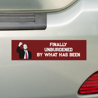 Unburdened Bumper Sticker
