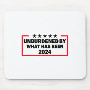 Unburdened By What Has Been Trump Victory 2024 Tan Mouse Mat