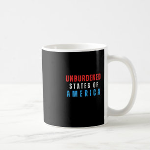 Unburdened States Of America Text Coffee Mug