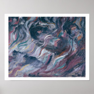 Uncertainties I. The Farewells (triptych) 1911 (oi Poster