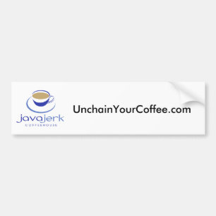 UnchainYourCoffee.com Bumper Sticker