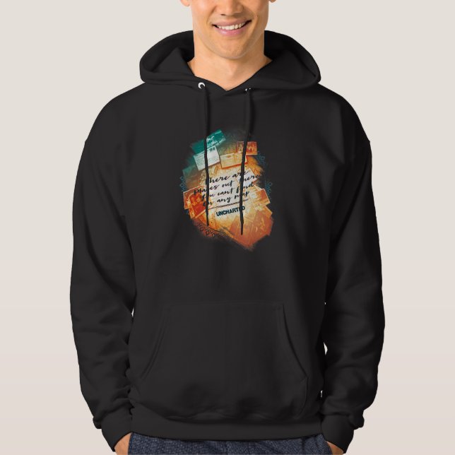 Uncharted Map Collage Hoodie (Front)