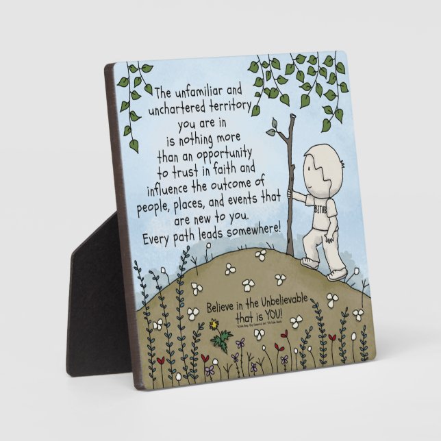 Unchartered Territory Plaque (Front)