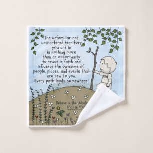 Unchartered Territory Wash Cloth