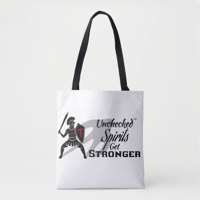 Unchecked Spirits and Empowering Pro-Se Book Tote (Front)