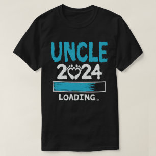 Uncle 2024 Loading New Uncle To Be Gift T-Shirt