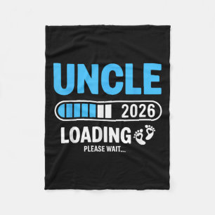 Uncle 2026 Loading Please Wait Fleece Blanket