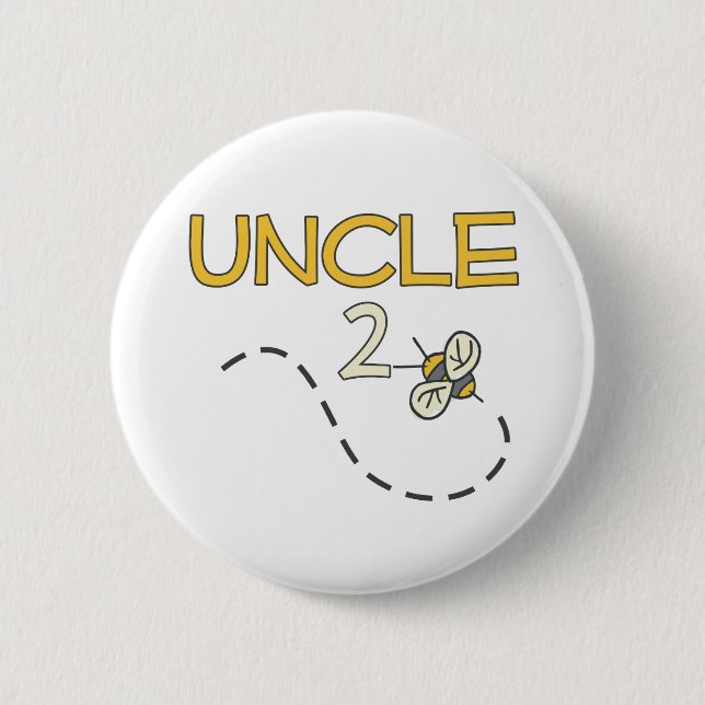 Uncle 2 Bee 6 Cm Round Badge (Front)