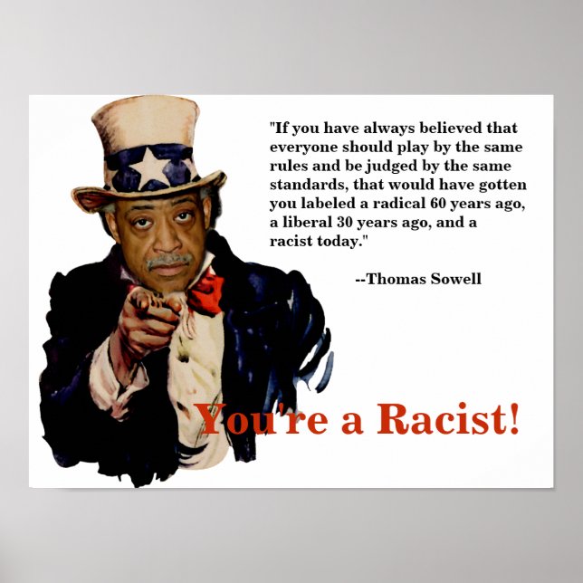 Uncle Al Poster-- Sowell Quote Poster (Front)