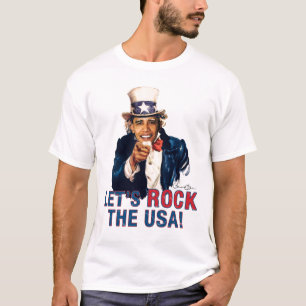 Uncle Barack Obama - Let's Rock the USA T-Shirt