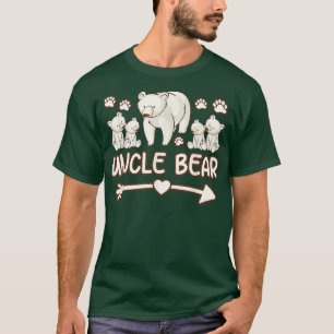 uncle bear 4 cub tshirt, uncle bear shirt for mens
