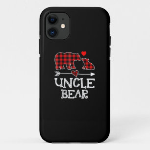 Uncle Bear Christmas Gift   Gift For Uncles Family iPhone 11 Case