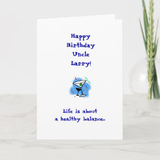 Uncle Birthday Card