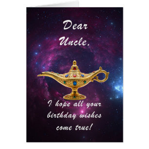 Uncle Birthday Magic Lamp