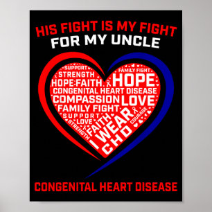 Uncle Chd Awareness Month Products Heart Disease G Poster