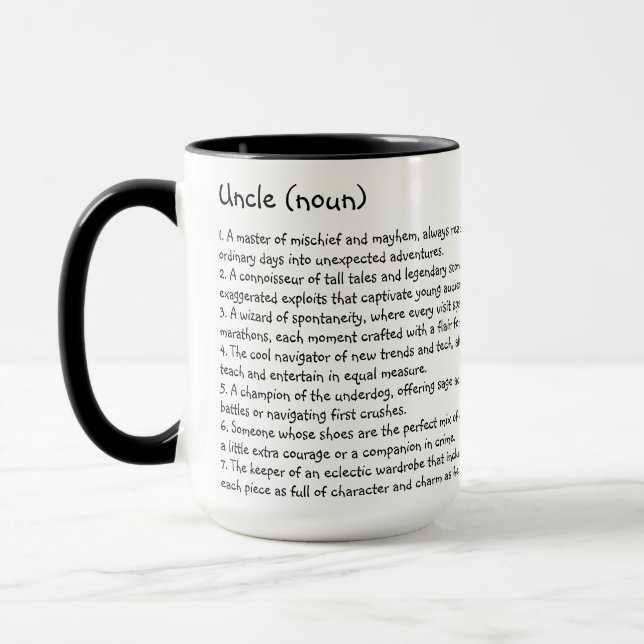 Uncle Custom Mug (Left)