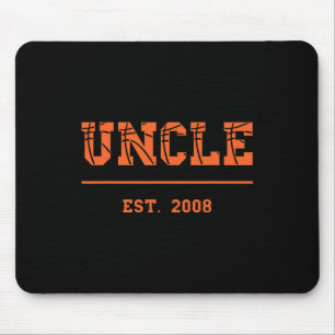 Uncle Est. 2008 Funny Sports Year Established Uncl Mouse Mat