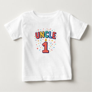 Uncle First Birthday Gift Shirt