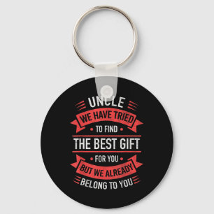 Uncle Funny Uncle Gifts Fathers Day From Niece Nep Key Ring