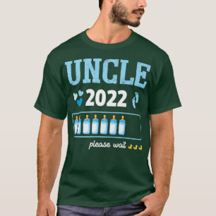 Uncle Gender Reveal Boy 2022 Funny Pregnancy Annou T-Shirt