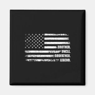 Uncle Godfather Legend Fun Best Funny Uncle Magnet