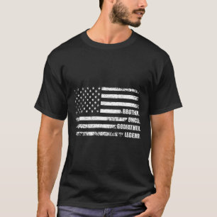 Uncle Godfather Legend Fun Best Funny Uncle T-Shirt