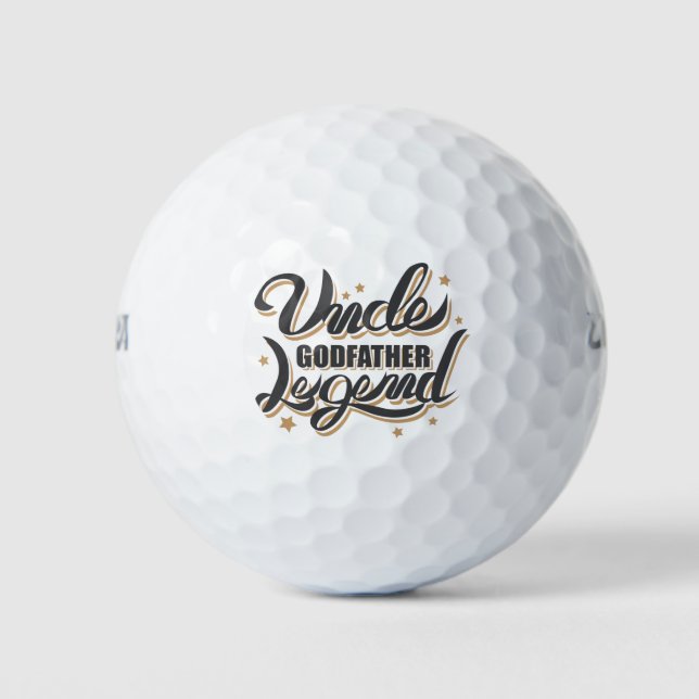 Uncle Godfather Legend Golf Balls (Front)