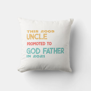 Uncle Godfather Retro Vintage Gift Since T-Shirt Cushion