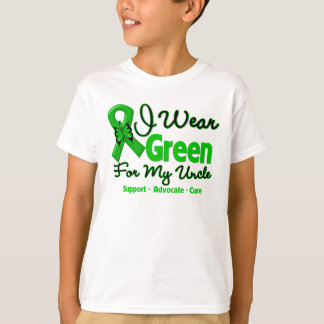 Uncle - Green Awareness Ribbon T-Shirt