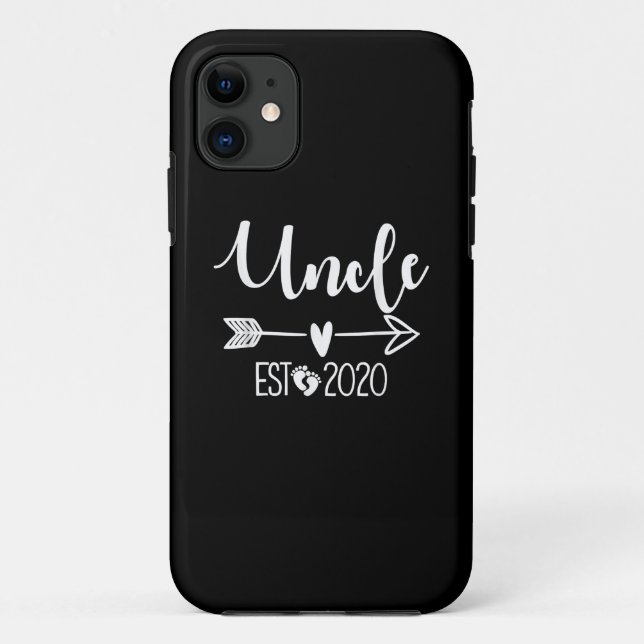 Uncle Heart Love Est Gift | Uncle Family Gifts Case-Mate iPhone Case (Back)