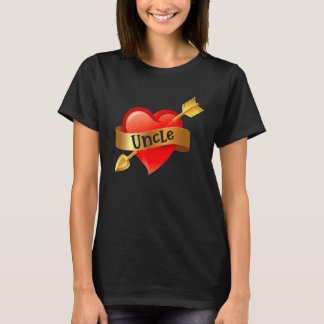 Uncle Heart Love Happy Valentines Day Cupid Uncle  T-Shirt