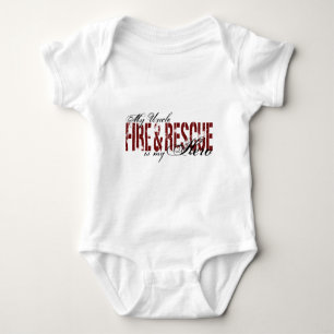 Uncle Hero - Fire & Rescue Baby Bodysuit