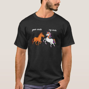 Uncle Horse Unicorn Your Uncle My Uncle Unicorn T-Shirt