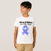 Uncle - I Wear Periwinkle Ribbon T-Shirt (Front Full)