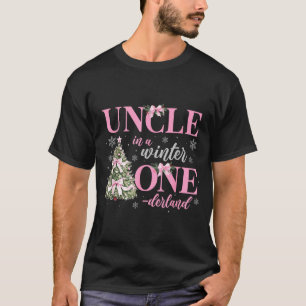 Uncle In A Winter Onederland Birthday Girl Christm T-Shirt