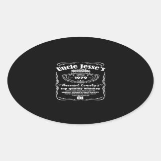 Uncle Jesse's Moonshine Since 1979 Oval Sticker