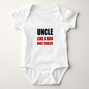 Uncle Like Dad Cooler Baby Bodysuit