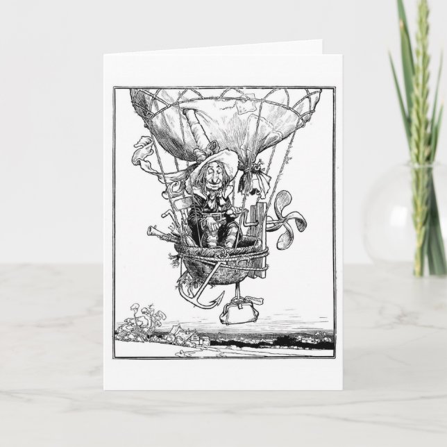Uncle Lubin - Heath Robinson Card (Front)