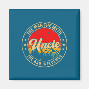 Uncle Man Myth Bad Influence Artwork Magnet