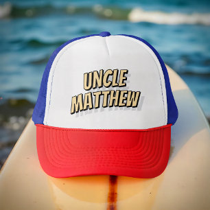 Uncle Modern Simple Cool Comic Trucker Hat