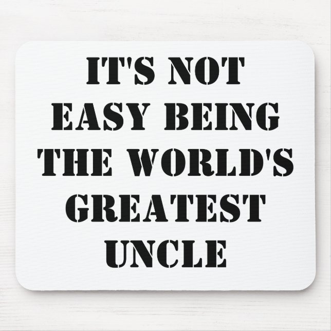 Uncle Mouse Mat (Front)