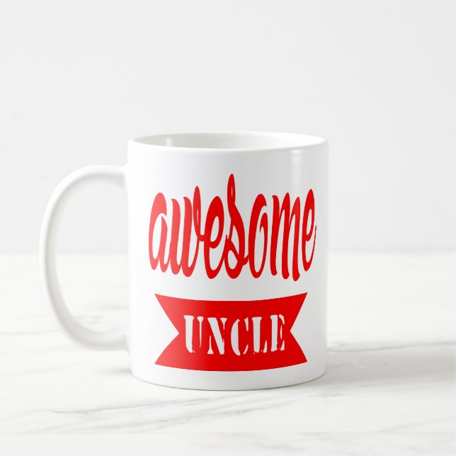 Uncle Mug Awesome Uncle Funny Uncle Quote Gifts (Left)