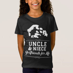 Uncle Niece Friends Fist Bump Avuncular Family Coo T-Shirt