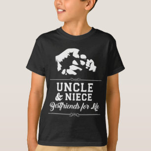Uncle Niece Friends Fist Bump Avuncular Family Coo T-Shirt