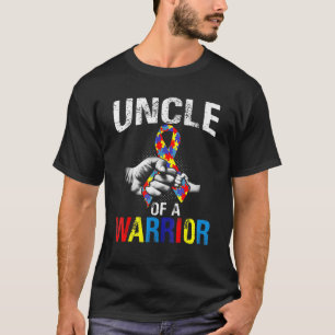 Uncle Of A Warrior Autism Awareness T Shirt