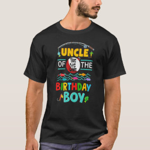 Uncle of Big One 1st Birthday Boy Matching Family  T-Shirt