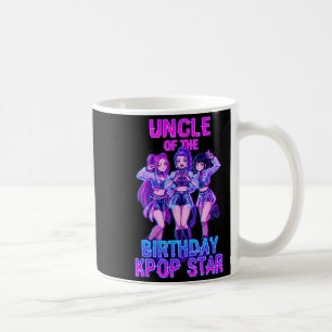 Uncle of Birthday Girl K-p Star Korean p Music Coffee Mug