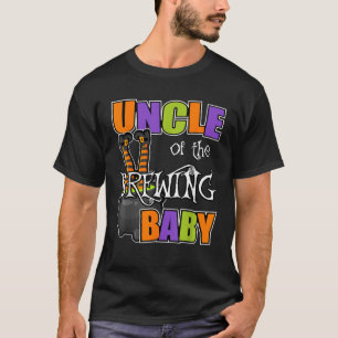Uncle of Brewing Baby Halloween Theme Baby Shower  T-Shirt